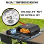 Pizza Oven Kit,Stainless Steel Portable Pizza Oven for Gas, Pizza Oven Set with Professional Pizza Baking Tools Including 12" Cordierite Pizza Stone, Pizza Shovel, Pizza Cutter, Thermometer.