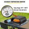 Pizza Oven Kit,Stainless Steel Portable Pizza Oven for Gas, Pizza Oven Set with Professional Pizza Baking Tools Including 12" Cordierite Pizza Stone, Pizza Shovel, Pizza Cutter, Thermometer.