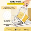 Cheese Cutter With Wire 1 cm & 2 cm Cheeser Butter Cutting Blade Replaceable Cheese Slicer Wire, Aluminum Alloy Commercial Cheese Slicer with 304 Stainless Steel Wire Kitchen Cooking Baking Tool