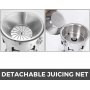 Commercial Juice Extractor Heavy Duty Juicer Aluminum Casting and Stainless Steel Constructed Centrifugal Juice Extractor Juicing both Fruit and Vegetable