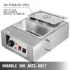 17.6 Lbs Chocolate Tempering Machine, Chocolate Melting Machine with Temperature Control (0~80?/32~176?)?1000W Electric Commercial Food Warmer For Chocolate/Milk/Cream/Soup Melting and