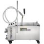 Mobile Fryer Filter, 116 LBS/58 L/15.32 Gal Capacity, 300W Oil Filtration System with 5 L/min Flow Rate, Frying Oil Filtering System with 10 L/min Pump Wheels Oil Hose, 110V/60Hz