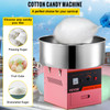 Commercial Cotton Candy Machine Electric Floss Maker 1030W for Family and Various Party, 20.5 Inch, Pink