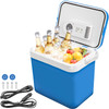 Electric Cooler and Warmer, 34 Quart Portable Thermoelectric Fridge, Plug in Refrigerator with Collapsible Handle, 110V AC Home Power Cord & 12V Car Adapter for Camping Travel & Picnics