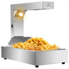 110V French Fry Food Warmer 23" x 13.5", 900W Fry Heat Lamp with Detachable Bent Drain Board Drip Pan, Stainless Steel Food Heat Light 86?-185?, Free Standing Fried Chicken Warmer With Light
