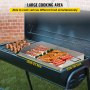 Stainless Steel Griddle,36" x 22" Universal Flat Top Rectangular Plate, BBQ Charcoal/Gas Non-Stick Grill with 2 Handles and Grease Groove with Hole?Grills for Camping, Tailgating and Parties