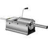 Horizontal Sausage Stuffer 3L/ 7Lbs Manual Sausage Maker With 5 Filling Nozzles Sausage Stuffing Machine For Home & Commercial Use Stainless Steel
