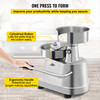 Commercial Hamburger Patty Maker 130mm/5inch Stainless Steel Burger Press Heavy Duty Hamburger Press Meat Patty Maker Hamburger Forming Processor with 1000 Pcs Patty Papers