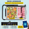 12 Volt Refrigerator 48 Quart, Dual Zone Car Fridge Freezer w/App Control & Wheels 12/24V DC & 110-240V AC Electric Compressor Cooler for Truck Vehicle RV Boat Outdoor & Home Use, -4?-68? Black