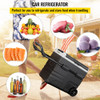 12 Volt Refrigerator 48 Quart, Dual Zone Car Fridge Freezer w/App Control & Wheels 12/24V DC & 110-240V AC Electric Compressor Cooler for Truck Vehicle RV Boat Outdoor & Home Use, -4?-68? Black