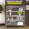 Storage Shelf, 5-Tier Storage Shelving Unit, Stainless Steel Garage Shelf, 70.9 x 17.7 x 70.9 inch Heavy Duty Storage Shelving, 1650 Lbs Total