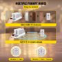 Restaurant Pager System 20 Coasters Max 98 Nursery Pager Wireless Paging Queuing Calling System 350-500m with Vibration, Flashing and Buzzer for Social Distance Food Truck Hotels Cafes
