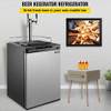 Kegerators Beer Dispenser, Full Size Beer Kegerator Refrigerator, Double Taps Direct Draw Beer Dispenser w/LED Display, 23-83? Adjustable Dual Kegerator w/Complete Accessories, Stainless Steel
