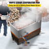 Maple Syrup Evaporator Pan 30x16x19 Inch Stainless Steel Maple Syrup Boiling Pan with Valve and Thermometer and Feed Pan for Boiling Maple Syrup