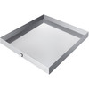32 x 30 x 2.5 Inch Washing Machine Pan 18 GA Thickness Galvanized Steel Heavy Duty Compact Washer Drip Tray with Drain Hole & Hose Adapter