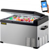 12 Volt Refrigerator, Portable Refrigerator (-4?~68?) With APP Control Car Compressor Fridge Cooler 12V/24V DC and 110-220V AC For Camping, Road Trip, Boat, Skincare, Outdoor and Home (32 Quart)