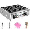Commercial Takoyaki Maker, 56PCs Japanese Octopus Fish Ball Machine, 2kW Heating Takoyaki Grill Maker, Octopus Meatball Machine w/ 2 Non-Stick
