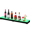 LED Lighted Liquor Bottle Display Shelf, 24-inch LED Bar Shelves for Liquor, 1-Step Lighted Liquor Bottle Shelf for Home/Commercial Bar, Acrylic Lighted Bottle Display with Remote & App Control