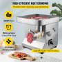 Commercial Meat Grinder 850W 550LB/H Stainless Steel Electric Sausage Maker Detachable Head Easy Clean with Waterproof Switch Perfect for Restaurants Supermarkets Butcher Shops