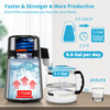 4L Water Distiller 1.5L/H Distilled Water Maker Timing Dual-Temp Silver