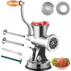 Meat Grinder Manual 304 Stainless Steel Hand Operated Meat Grinder Multifunctional Crank Sausage Maker Coffee Powder Grinder for Household for Beef Chicken Pepper Mushroom Coffee
