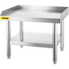 Stainless Steel Equipment Grill Stand, 48 x 28 x 24 Inches Stainless Table, Grill Stand Table with Adjustable Storage Undershelf, Equipment Stand