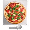 Steel Pizza Stone, Solid Steel Baking Steel, 16" x 14" Steel Pizza Plate, 0.2" Thick Steel Pizza Pan, High-Performance Pizza Steel for Grill and Oven, Baking Surface for Oven Cooking and Baking