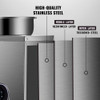 110V Commercial Soup Warmer 22.2 Qt Capacity, 800W Electric Food Warmer Adjustable Temp. 86-185?, Stainless Steel Countertop Soup Pot with Tap, Bain Marie Food Warmer for Cheese/Hot Dog/Rice