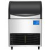 Commercial Ice Maker Machine, WiFi Control 177LBS/24H 121LBS Large Storage Ice Machine with Upgraded LCD Panel, SECOP Compressor, Air-Cooled, Include 2 Water Filters, Water Drain Pump, 2 Scoops