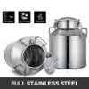 304 Stainless Steel Milk Can 10 Liter Milk bucket Wine Pail Bucket 2.6 Gallon Milk Can Tote Jug with Sealed Lid Heavy Duty