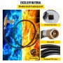 Fire Pit Installation Kit, 90K BTU Max Propane Fire Pit Hose Kit, CSA Certified Propane Connection Kit, Gas Mixer Regulator with 1/2" Chrome Key Valve for Propane Connection