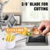 Commercial French Fry Cutter 3/8 Inch Blade Potato Fry Cutter Wall-mounted or Tabletop Potato Cutter with Wall Bracket for Potatoes Carrots Cucumbers