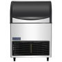 110V Commercial Ice Machine 220LBS/24H, Snow Flake Maker with 122LBS Ice Storage, Stainless Steel Construction, Quiet Operation, Auto Clean, Air Cooling, Professional Refrigeration Equipment