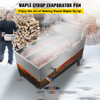Maple Syrup Evaporator Pan 48x24x19 Inch Stainless Steel Maple Syrup Boiling Pan with Valve and Thermometer and Divided Pan and Feed Pan