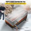 Maple Syrup Evaporator Pan 48x24x9.4 Inch Stainless Steel Maple Syrup Boiling Pan with Valve and Thermometer and Divided Pan