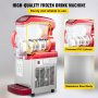 Slush Frozen Drink Machine, 6LX1 Tank, 450W Commercial Margarita Maker with 14Ã¸F to 41Ã¸F Temperature Preservation, Automatic Clean Four Selectable Modes for Cafes Restaurants, Red