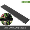 Steel Landscape Edging 40 x 8 Inch?Steel Edging 6pcs?Steel Garden Edging Border?Landscape Edging?Steel Lawn Edging?Garden Edging?Garden Border Edging for Landscaping