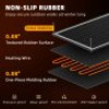 Snow Melting Mat 2023 New, 30 x 60 inch, 3 in/h Melting Speed, Heated Outdoor Mats for Winter Walkway, No-Slip Rubber w/Plug, Power Cord, Outlet Timer, Reflective Strip, Velcro, Ground Stake
