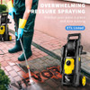 Electric Pressure Washer, 2000 PSI, Max. 1.76 GPM Power Washer w/ 30 ft Hose, 5 Quick Connect Nozzles, Foam Cannon, Portable to Clean Patios, Cars, Fences, Driveways, ETL Listed