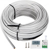 Ditra Floor Heating Cable,135W 120V Floor Tile Heat Cable,35.3 FT Long,10.7 sqft,with Convenient Temperature Control Panel,No Noise or Radiation