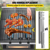 Grill Burners, Stainless Steel BBQ Burners Replacement, 4 Packs Grill Burner Replacement, Flame Grill with 15.9" Length Barbecue Replacement Parts with Evenly Burning for for Premium Gas Grills