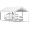 Carport Canopy Car Shelter Tent 10 x 20ft for Auto Boats with 8 Legs White