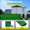 Artificial Boxwood Panel UV 48pcs Boxwood Hedge Wall Panels Artificial Grass Backdrop Wall 10X10" 4cm Green Grass Wall Fake Hedge for Decor Privacy Fence Indoor Outdoor Garden Backyard
