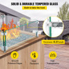 Fire Pit Wind Guard 21 x 21 x 6 Inch Glass Flame Guard, Rectangle 5/16 Inch Thickness Glass Wind Guard Fence with Non-Slip Feet Clear Tempered Glass, for Propane, Gas, Fire Pits Pan/Table