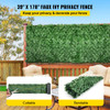 Ivy Privacy Fence Screen, 39"x178" PP Faux Leaf Artificial Hedges, 3-Layers Indoor or Outdoor Greenery Leaves Panel, Multi-use for Garden, Yard, Decor, Balcony, Patio, Home, Green, 39 x 178 Inch