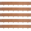 Steel Lawn Edging, 5PCS Metal Landscape Edging, 5"x39" Garden Edging Border, Flexible Galvanized Steel Landscape Border, 16.25 ft Length Landscaping Metal Edging, Grown Lawn Edge for Garden Yard