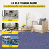 Deep Blue Marine Carpet 6 ft x 29.5 ft Marine Carpeting Marine Grade Carpet for Boats with Waterproof Back Outdoor Rug for Patio Porch Deck Garage