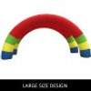 Twin Arches, 26ft X 13ft Inflatable Rainbow Arch, with 370W Blower, for Advertising Birthday Party Decoration Arch