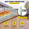 Fire Pit Wind Guard Fire Pit Tempered Glass Wind Guard Fence (29.5 x 13.6 x 4 Inch)