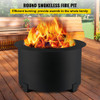 Edit a Product - Smokeless Fire Pit, Carbon Steel Stove Bonfire, Large 21.5 inch Diameter Wood Burning Fire Pit, Outdoor Stove Bonfire Fire Pit, Portable Smokeless Fire Bowl for Picnic Camping Backyard Black (100-66719)